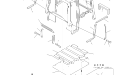Кабина 114-X11-1961 Komatsu