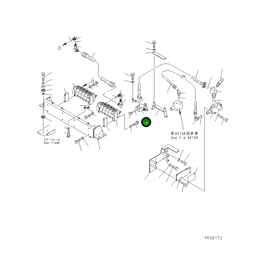 Блок 235-60-35340 Komatsu
