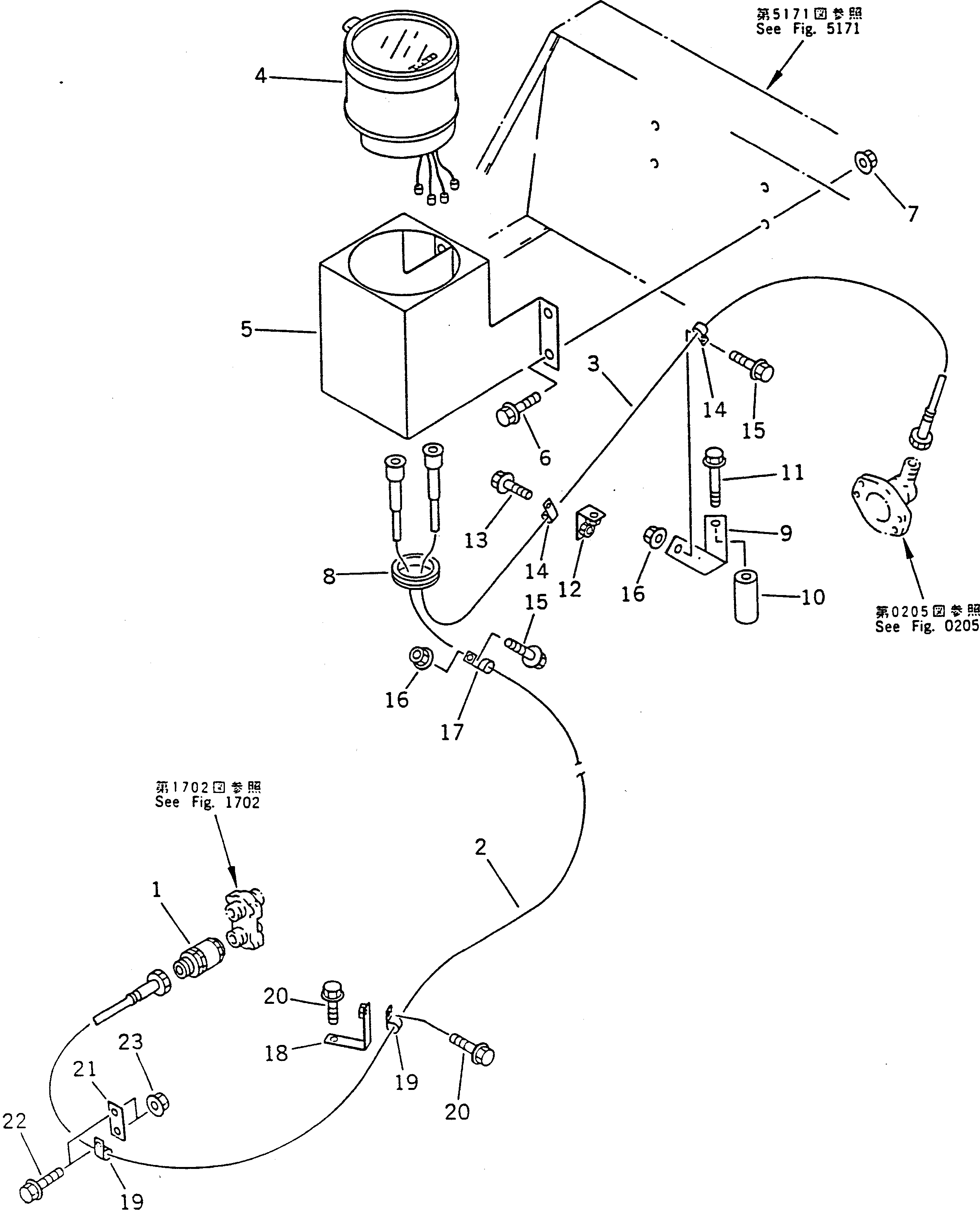 Кабель 42A-Z21-1150 Komatsu