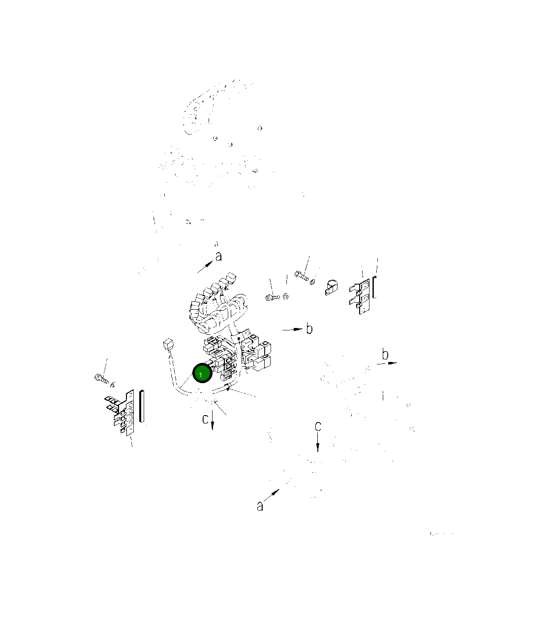 Жгут проводов 425-43-48870 Komatsu