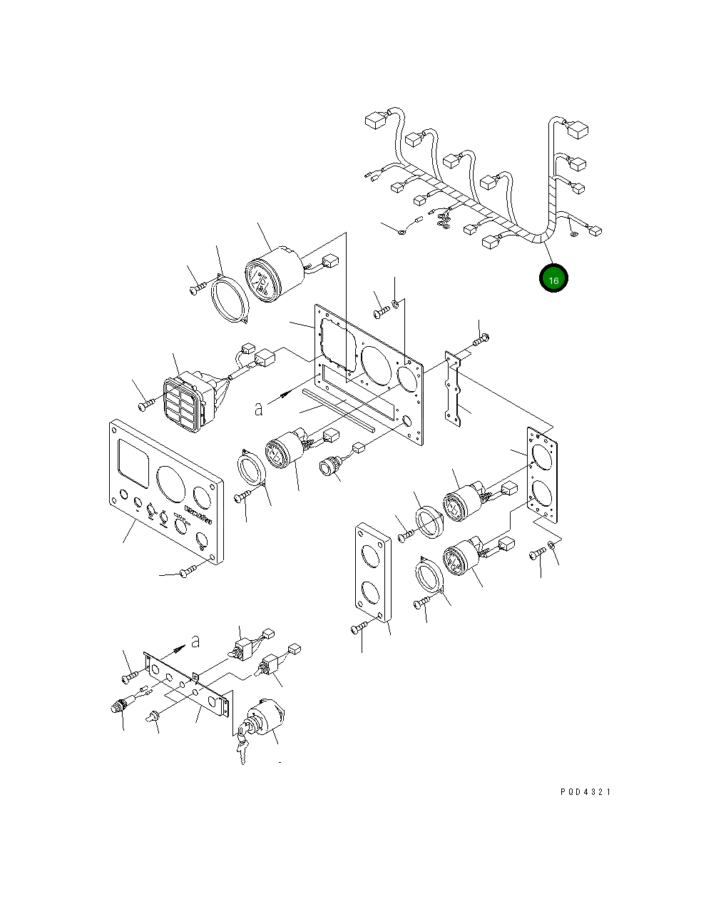 Жгут проводов 7700-86-9460 Komatsu