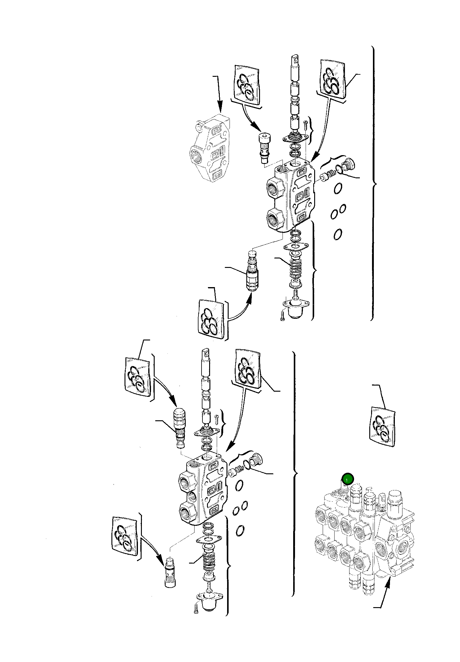 Блок в сборе 844160126 Komatsu