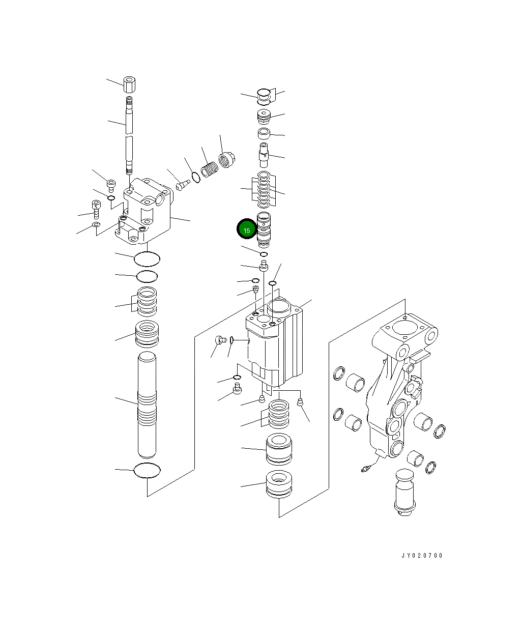 Вкладыш 20P-971-7260 Komatsu