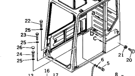 Кабина 21N-54-13270 Komatsu