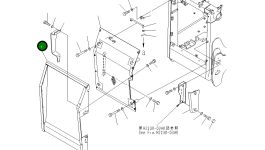 Защитный кожух 14X-54-31811 Komatsu