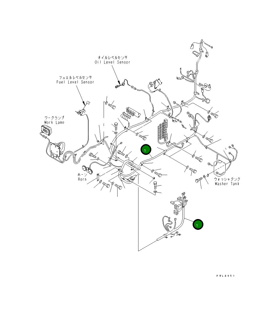 Жгут проводов 206-06-K1165 Komatsu