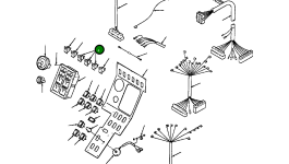 Заглушка переключателя 158 106 Komatsu