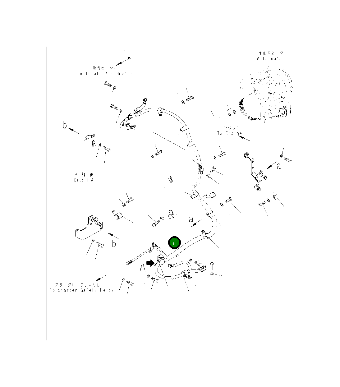 Жгут проводов 421-06-62171 Komatsu