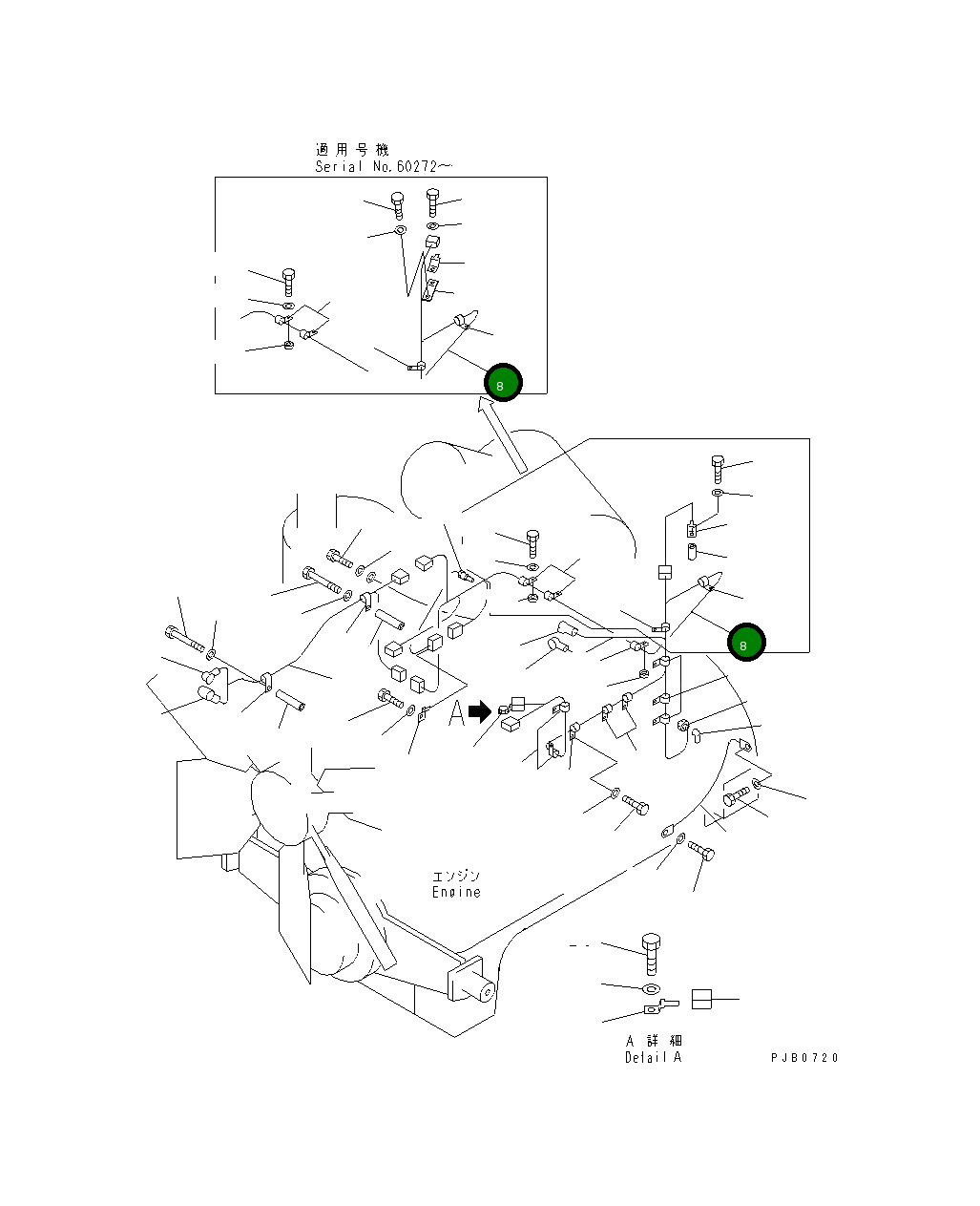Жгут проводов 17A-06-13221 Komatsu