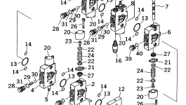 Блок центральный 724-00-31230 Komatsu