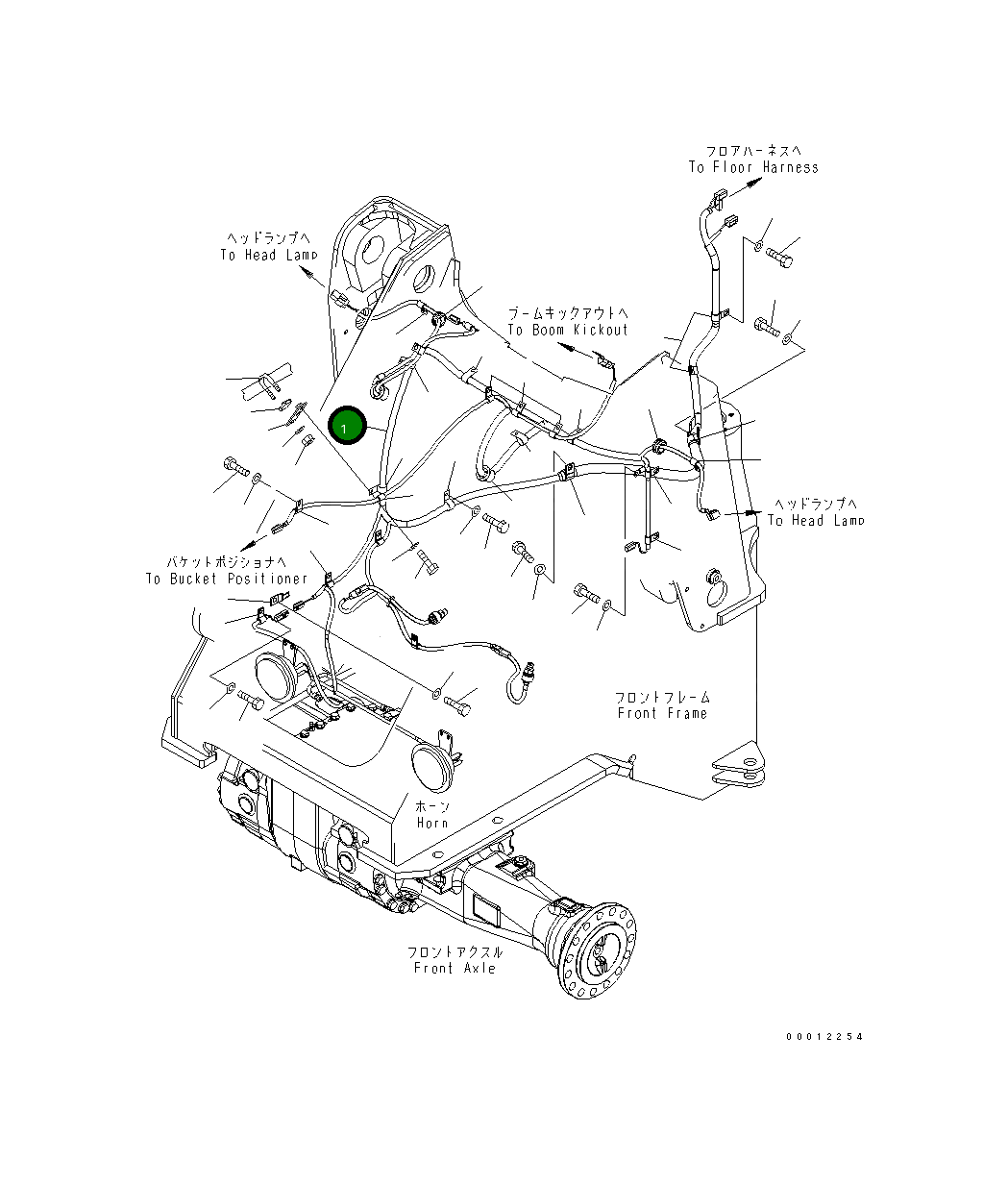 Жгут проводов 419-06-32444 Komatsu