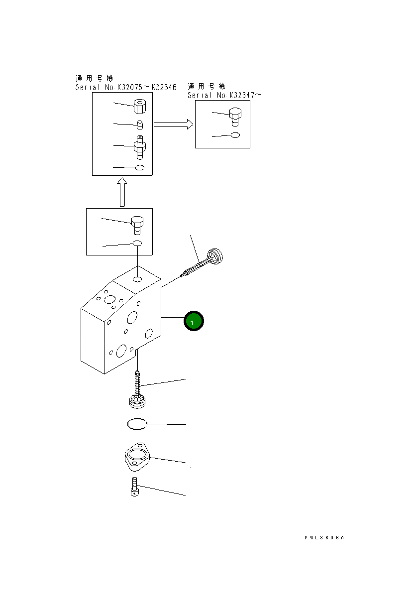 Блок 20Y-62-K4162 Komatsu