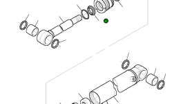 Головка блока цилиндров 3F2099600 Komatsu