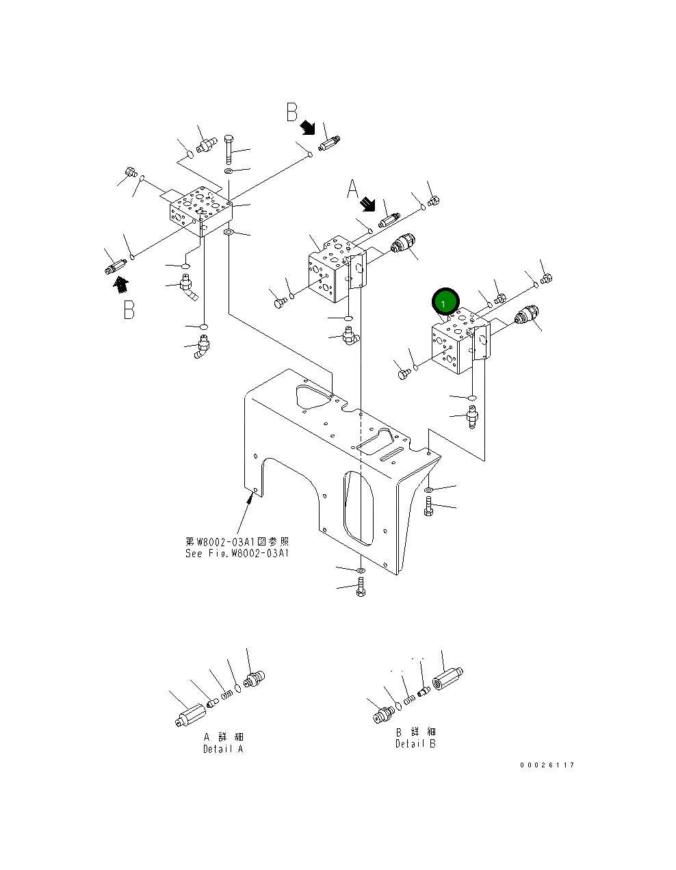Блок 208-871-2111 Komatsu