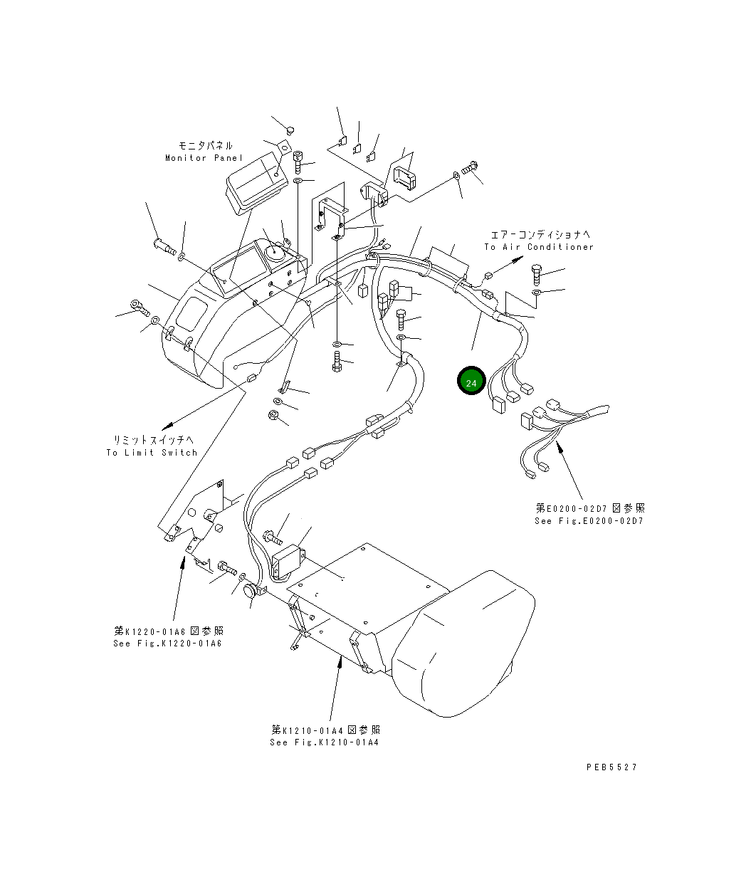 Жгут проводов 20Y-06-22770 Komatsu