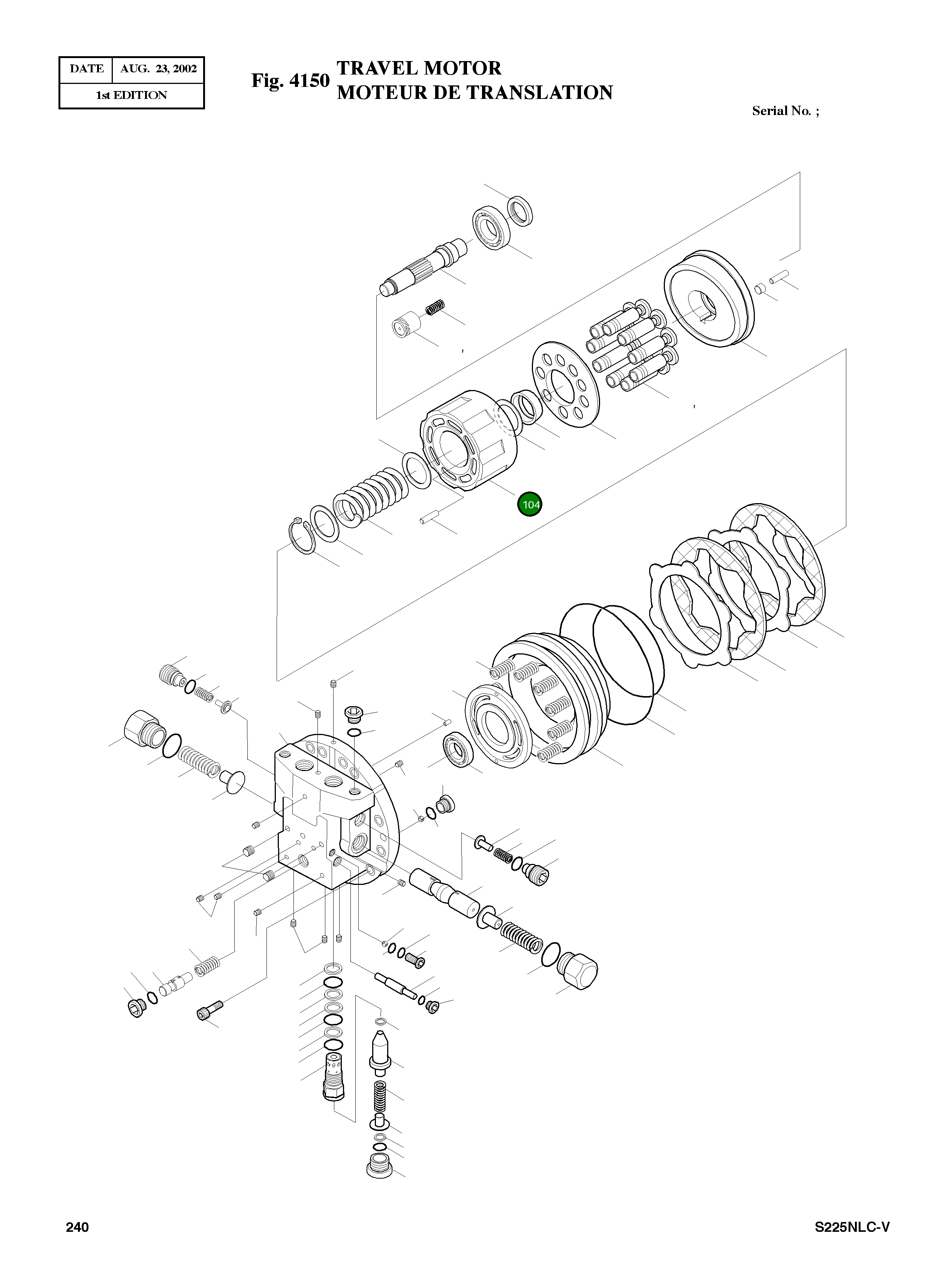 Блок цилиндра 131149 Komatsu