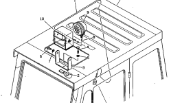 Кабина 208-54-21110 Komatsu