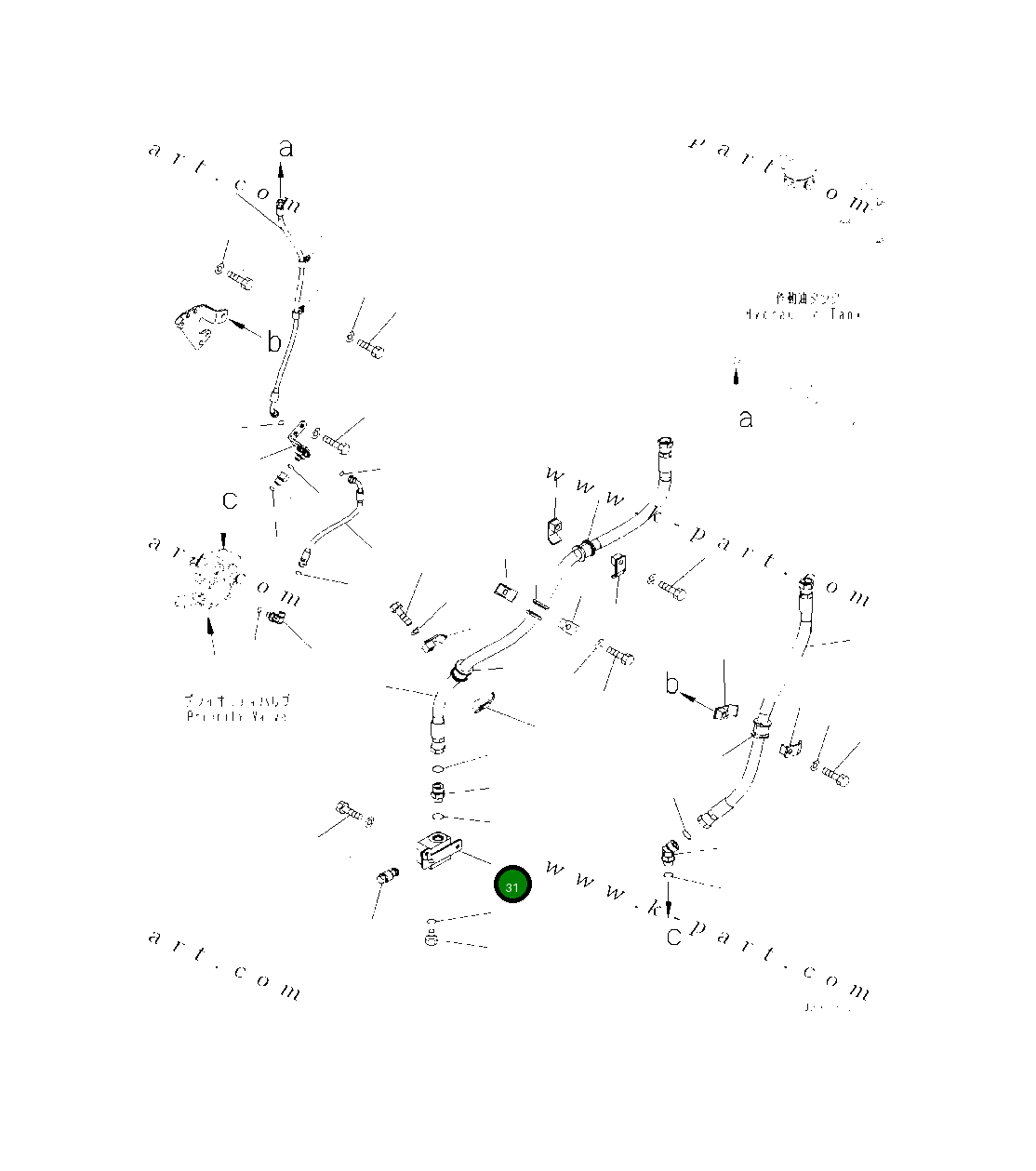 Блок 419-62-52351 Komatsu
