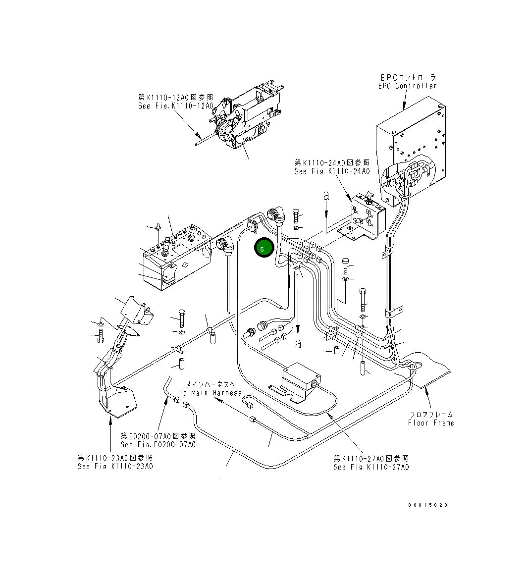Жгут проводов 22S-06-81111 Komatsu