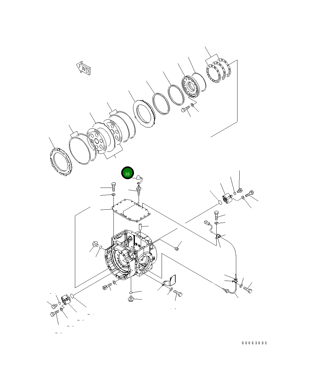 Диск 418-33-31261 Komatsu