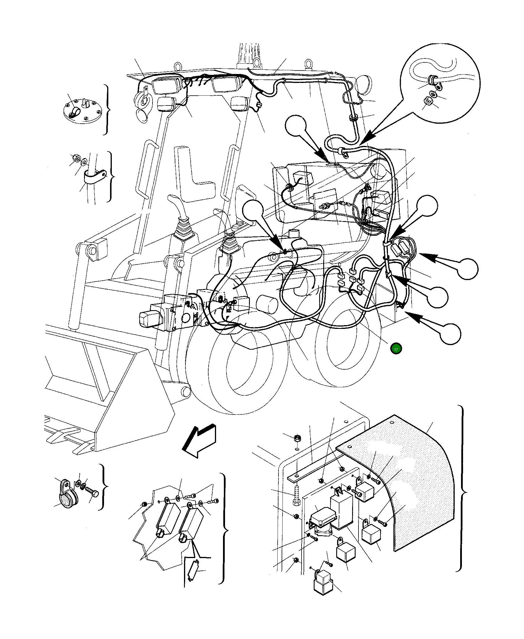 Жгут проводов 885270411 Komatsu