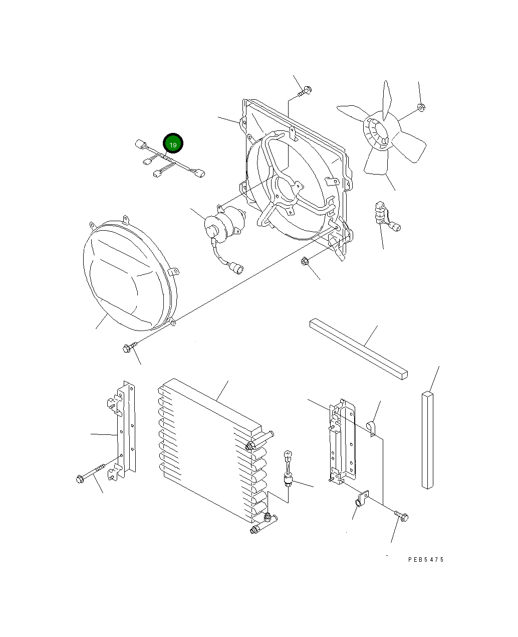 Жгут проводов ND246450-9310 Komatsu