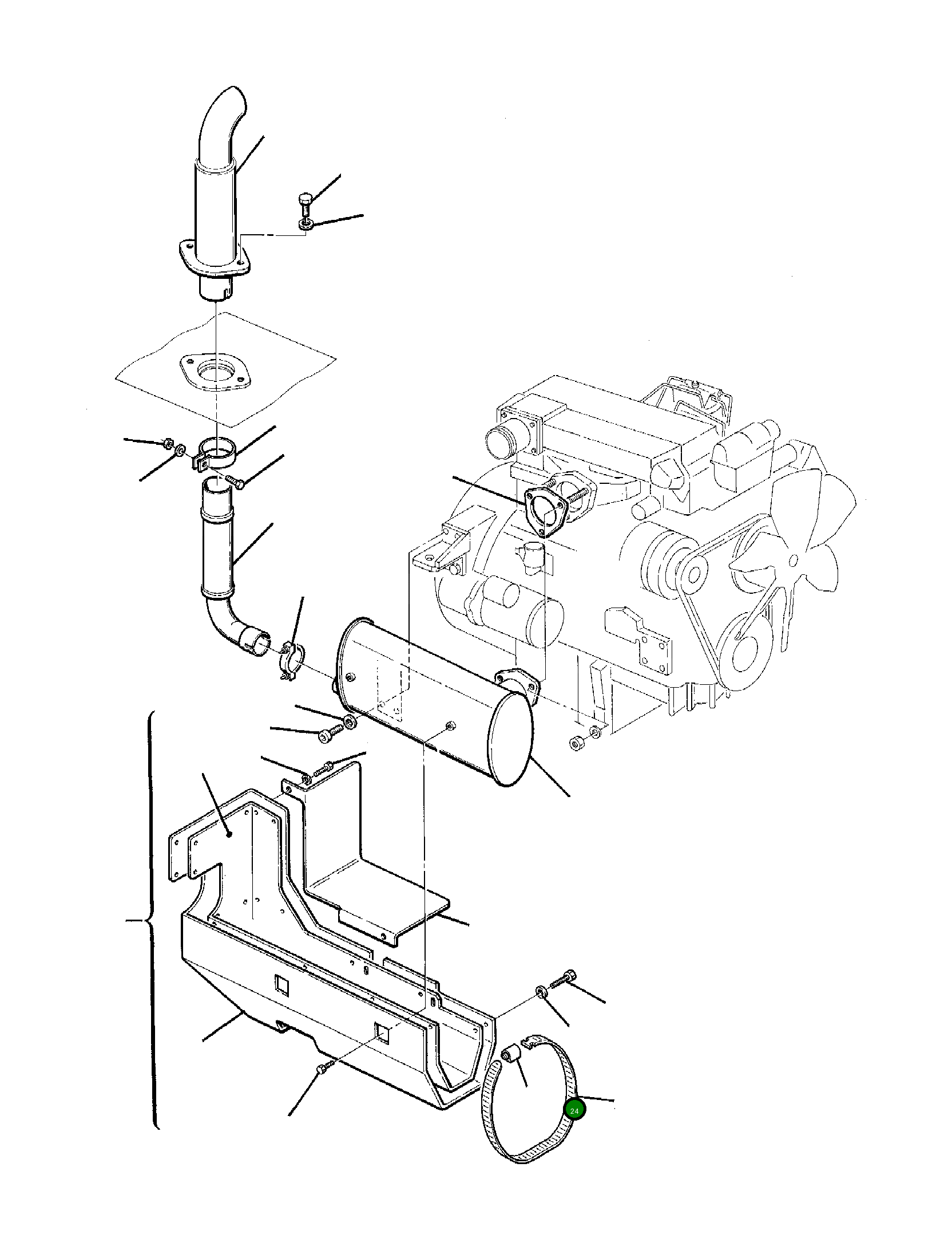Застёжка ремня 21D-46-11290 Komatsu