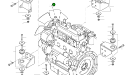 Двигатель 42W-01-12070 Komatsu