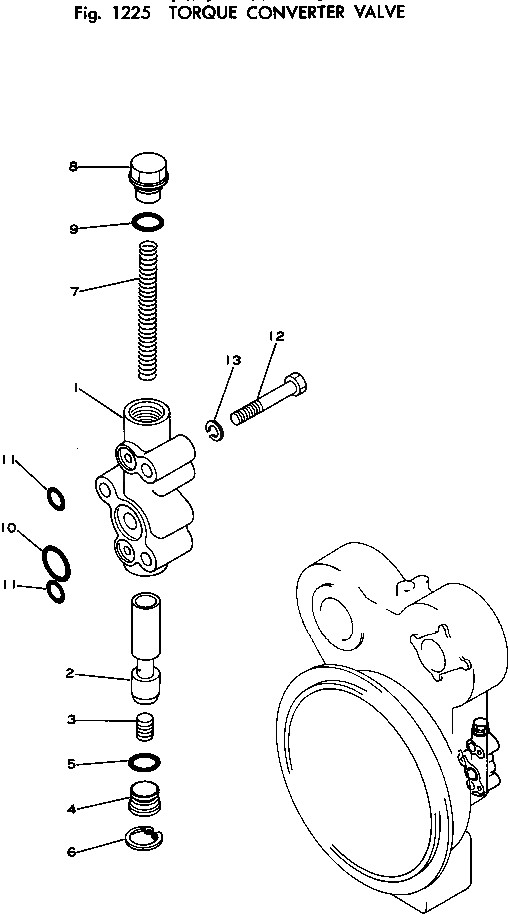 Корпус 145-13-36110 Komatsu
