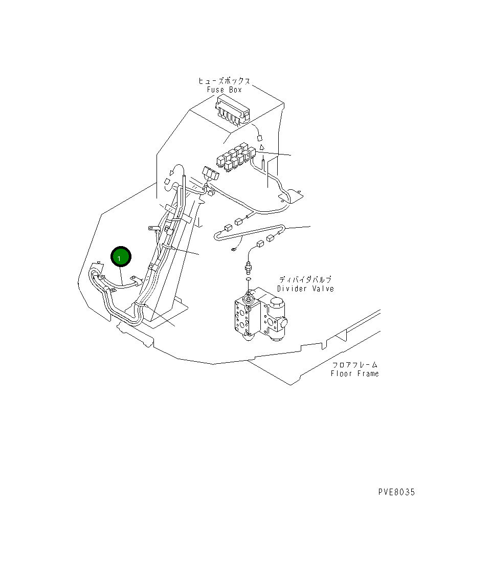 Жгут проводов 417-875-2550 Komatsu