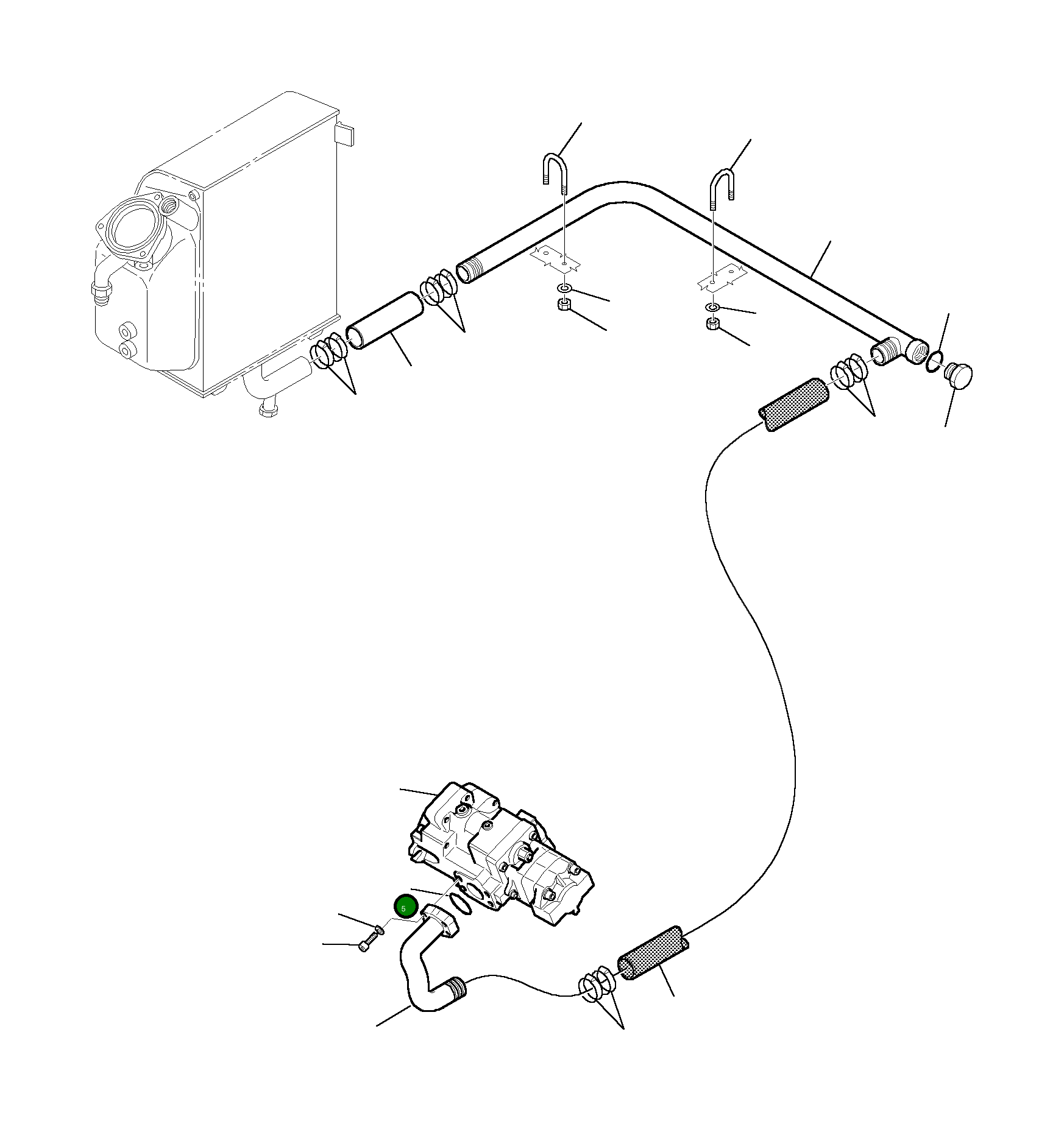 Гидравлический насос 840140004 Komatsu