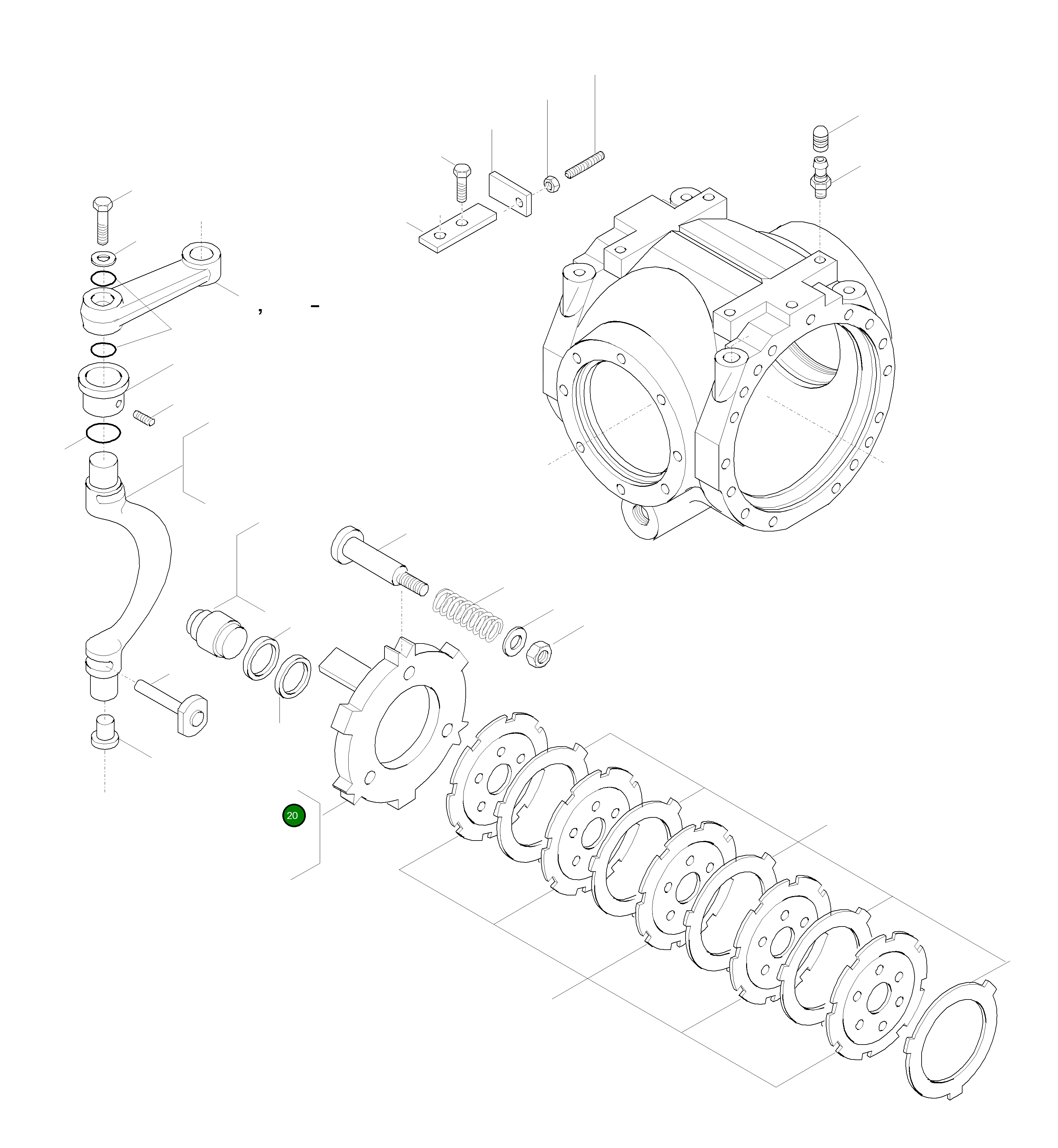 Диск 42U-23-H0P88 Komatsu