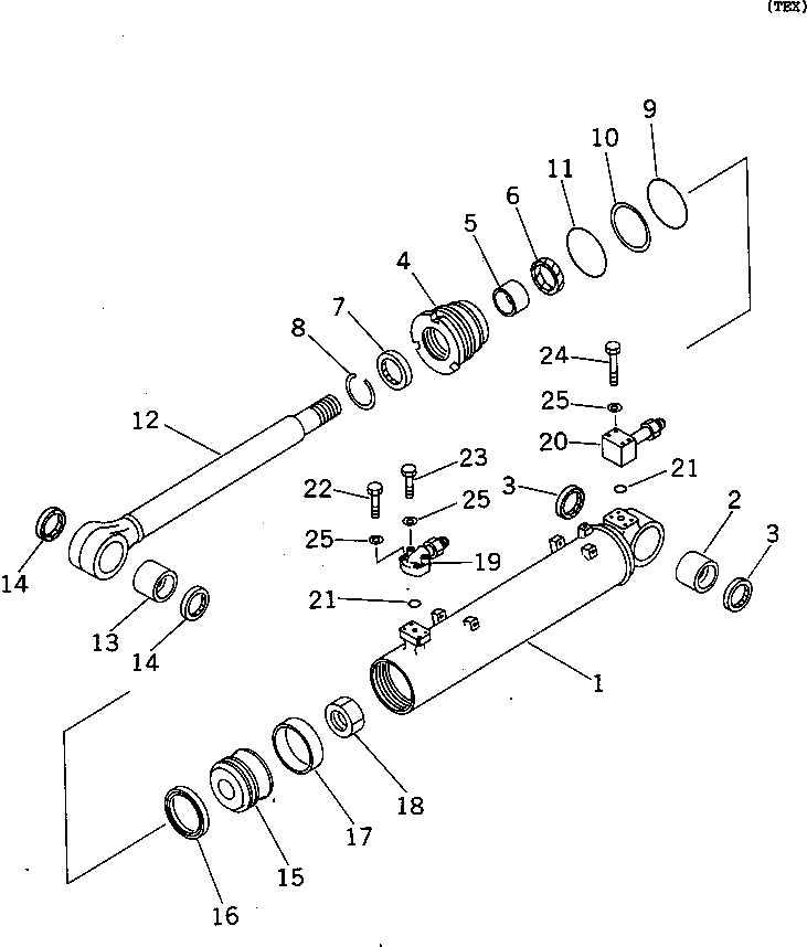 Трубка 144-63-97390 Komatsu