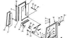 Дверь 209-54-51641 Komatsu