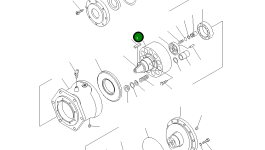 Блок в сборе, цилиндр 258-81-26500 Komatsu