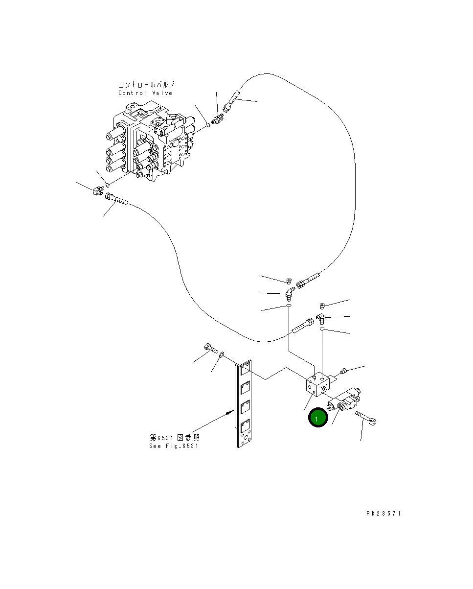 Блок 8221-60-1131 Komatsu
