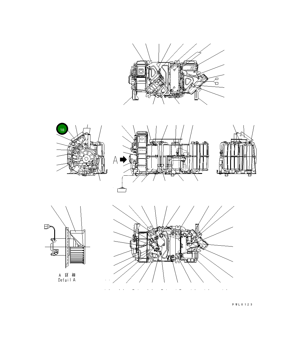 Дверь TW534270-3220 Komatsu