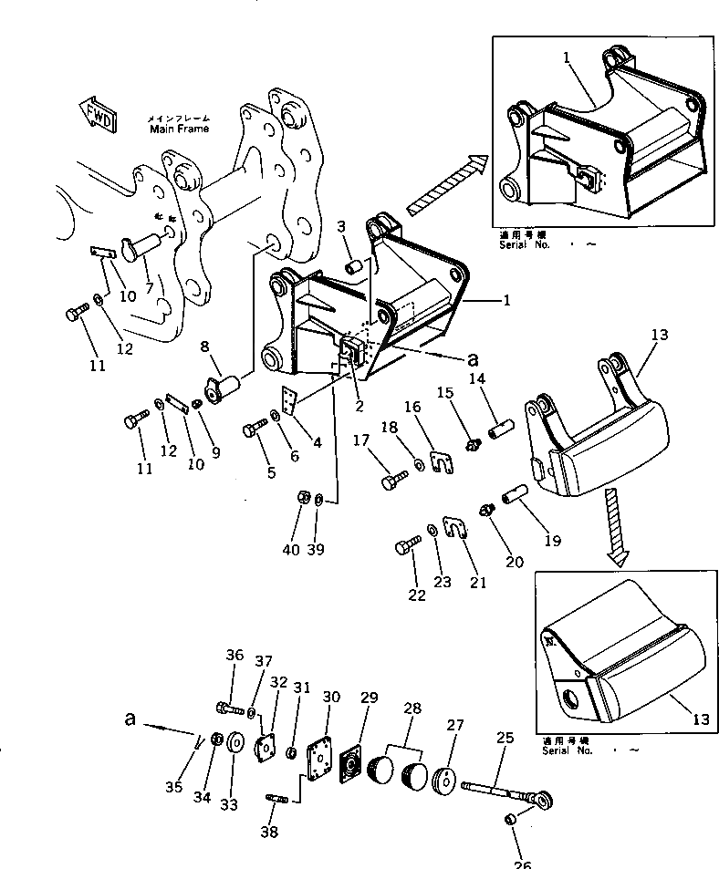 Группа блоков 195-938-X121 Komatsu