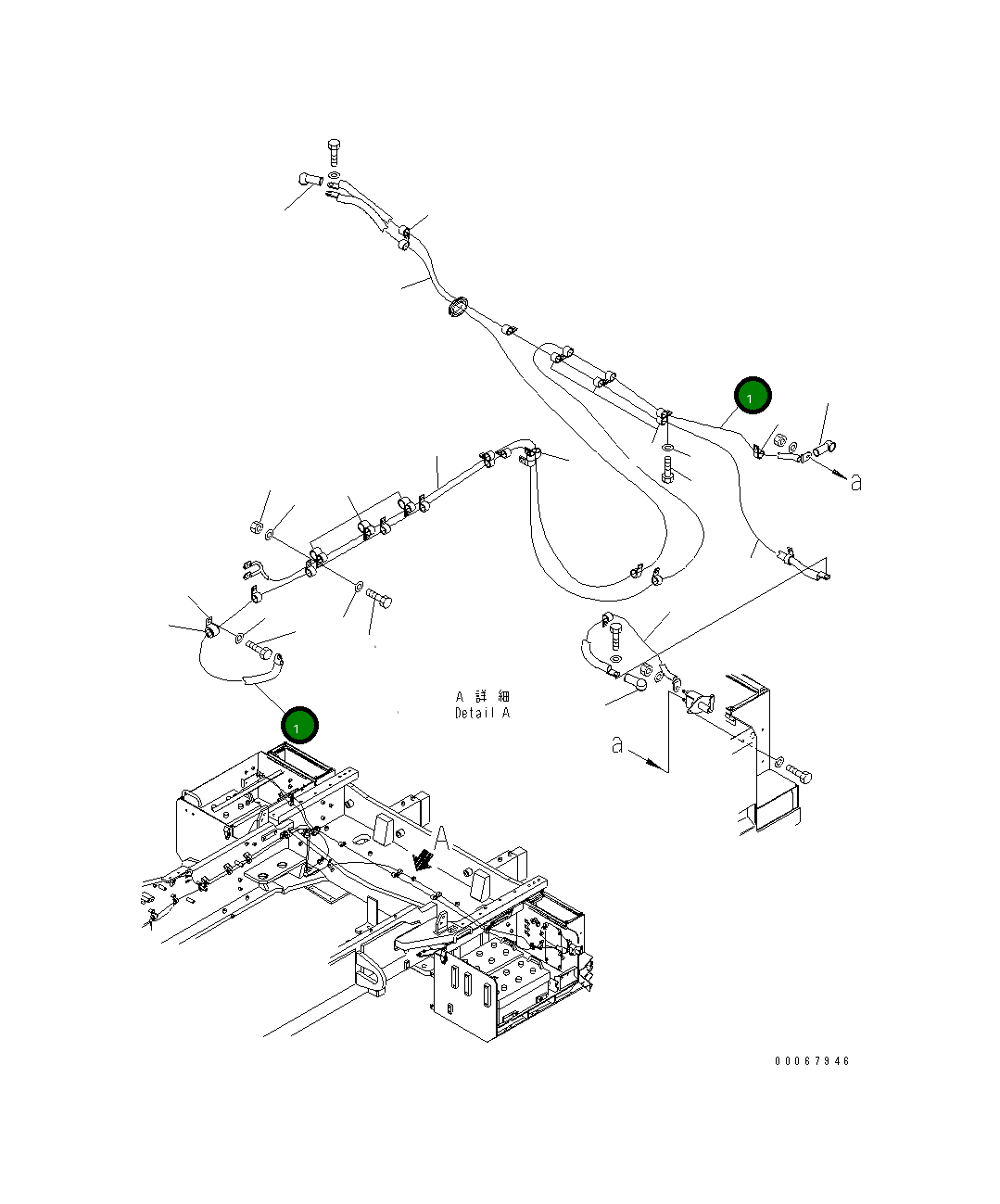 Кабель 427-Z89-3780 Komatsu