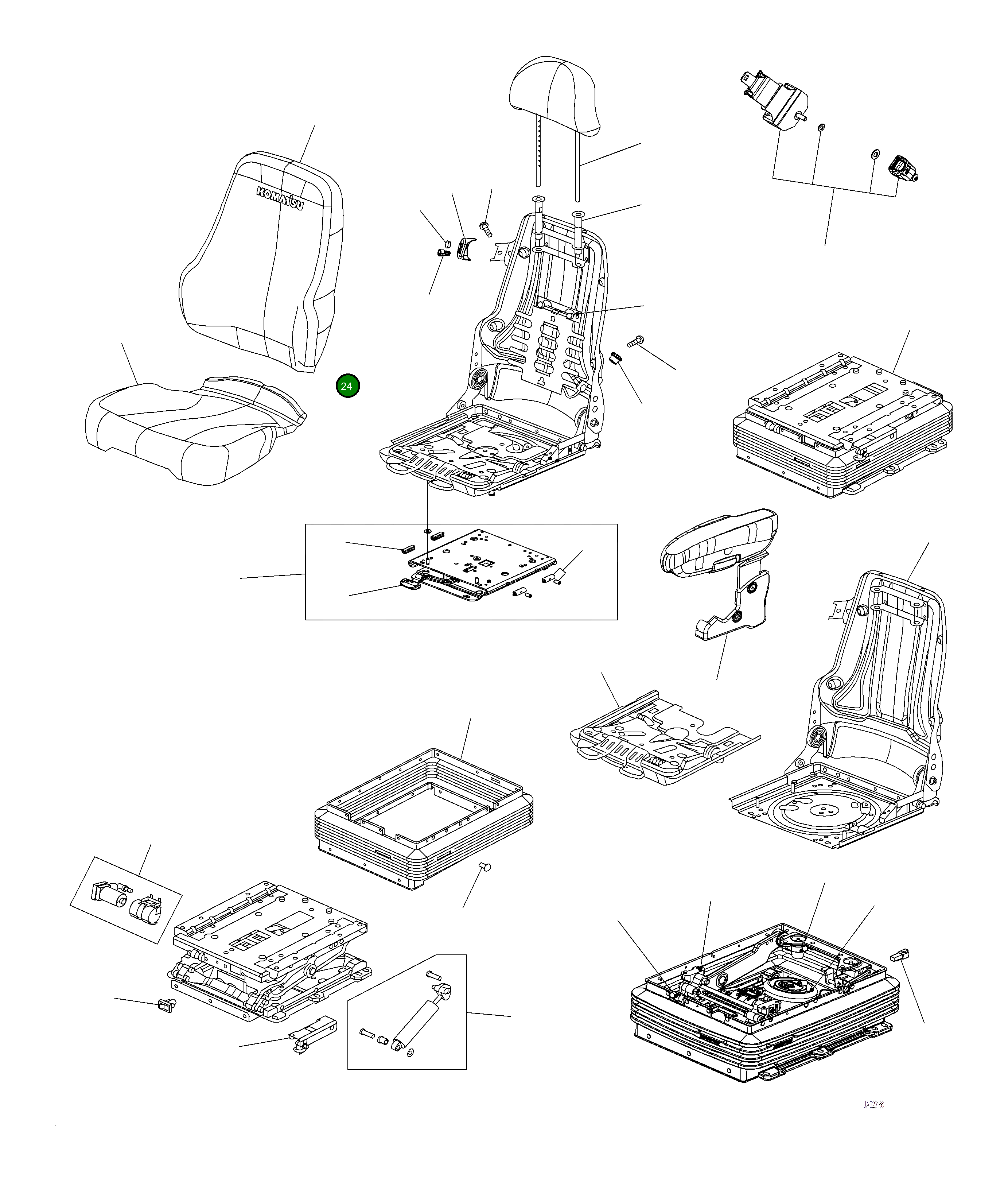 Жгут проводов ZSS33998.901 Komatsu