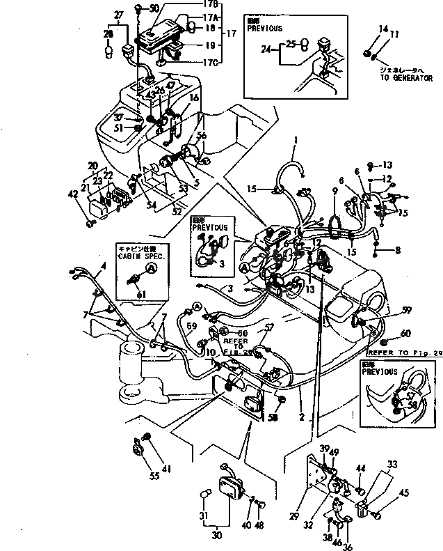 Выключатель YM172164-17121 Komatsu