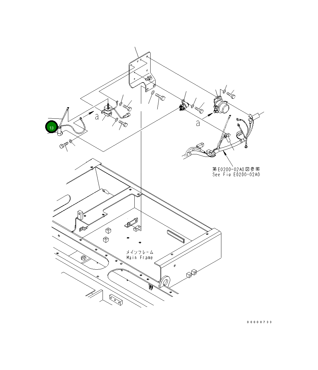Кабель 20Y-06-22872 Komatsu