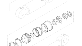Гидроцилиндр 954 098 40 Komatsu