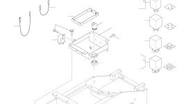 Блок управления указателями поворота 42Y-06-H1120 Komatsu