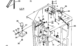Зеркало 232-950-5170 Komatsu