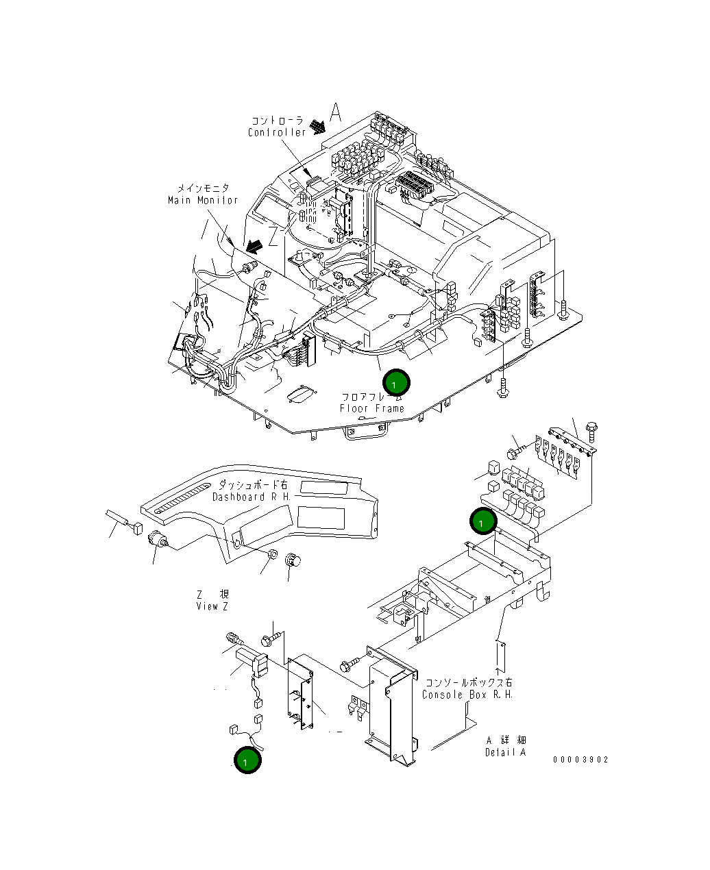 Жгут проводов 428-06-22731 Komatsu