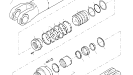 Гидроцилиндр 973 807 40 Komatsu