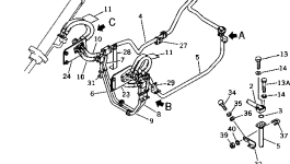 Кронштейн 130-62-61310 Komatsu