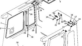 Стекло 209-54-11612 Komatsu