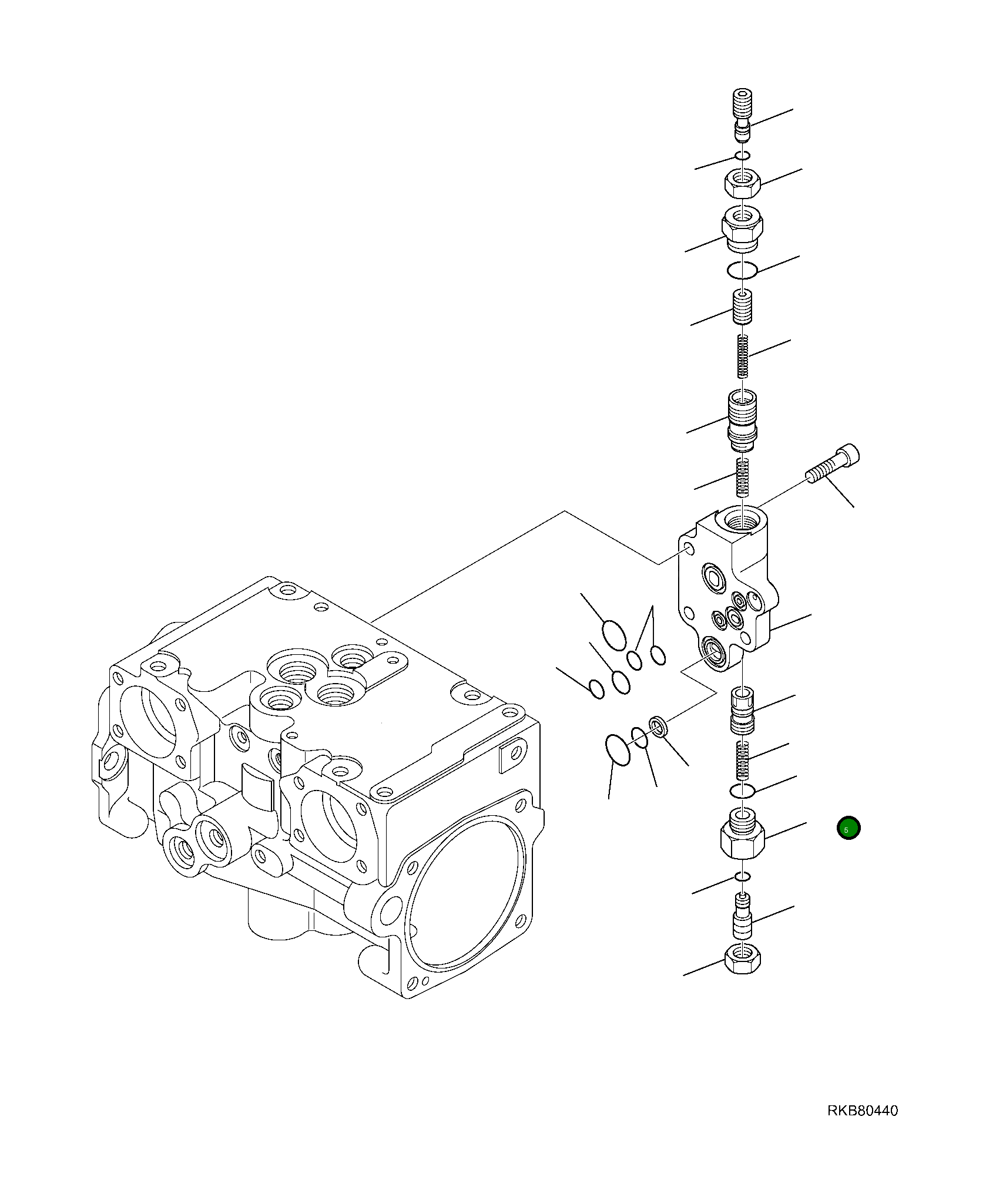 Золотник 420-2T-16021 Komatsu